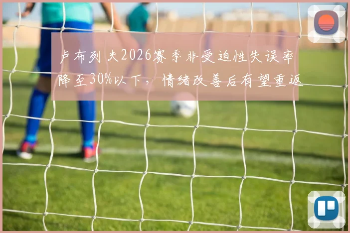 卢布列夫2026赛季非受迫性失误率降至30%以下，情绪改善后有望重返世界前十